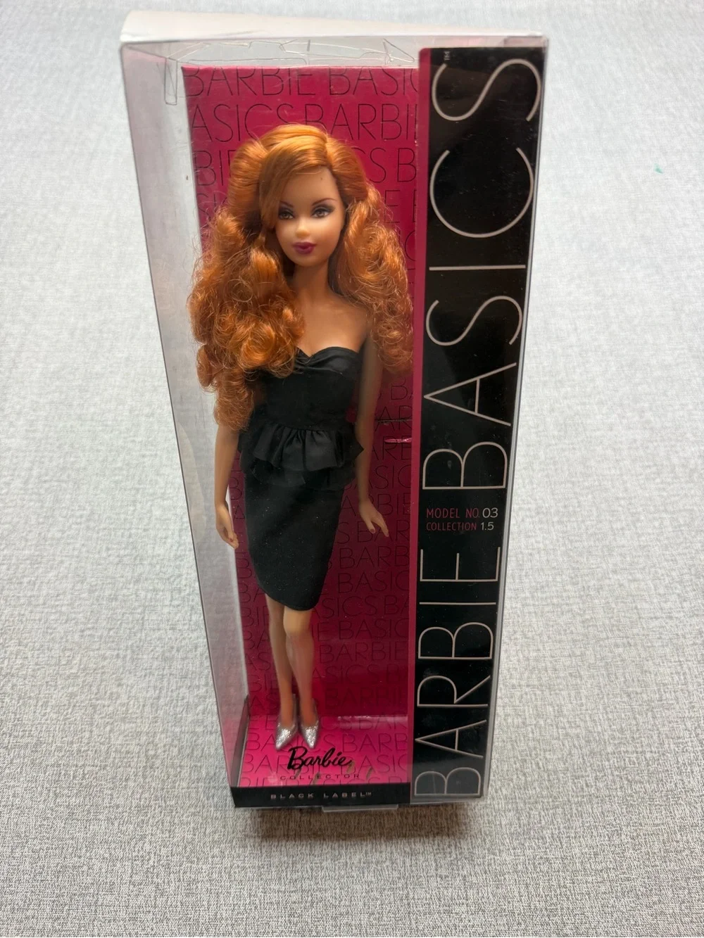 Barbie Basics Collection 1.5 Model No 03 Red Hair Black Label Doll NIB